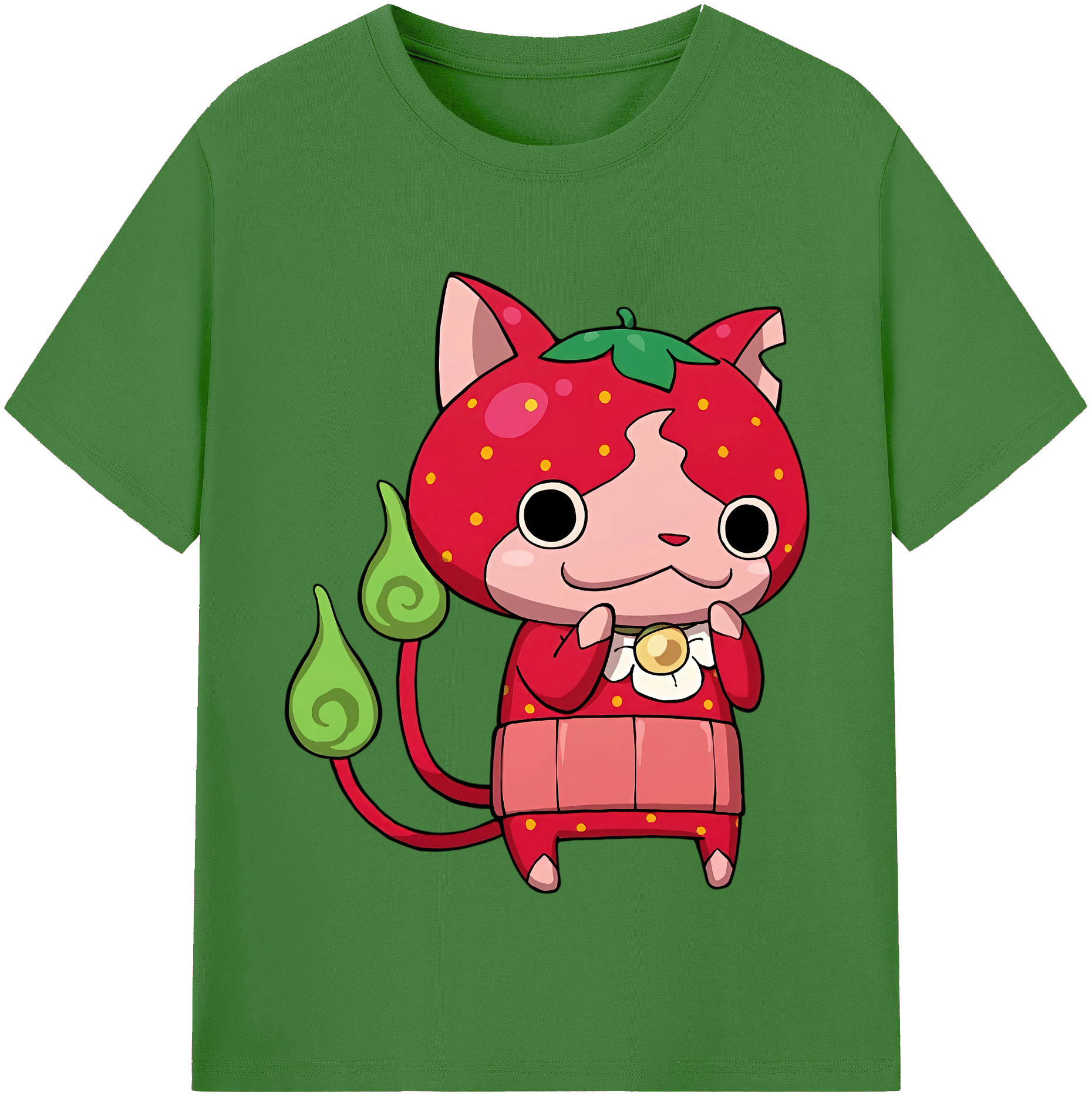 （画像用） 妖怪ウォッチ Yo-kai Watch レディースカジュアルプリントTシャツ（綿100％）